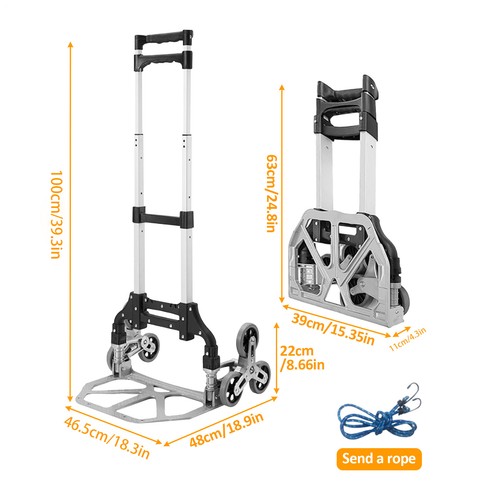 Alu sackkarre klappbar 75kg - alu,